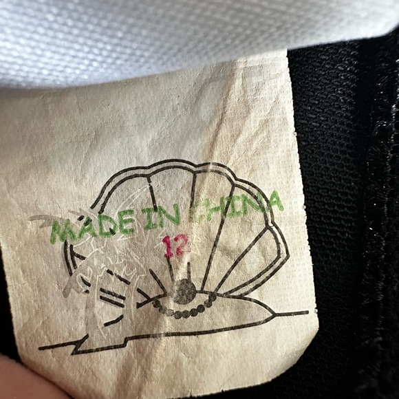 NWOT Island Pearls Women’s 12 Blue Seashell One Piece Ruched Front Bathing Suit. - Picture 5 of 16